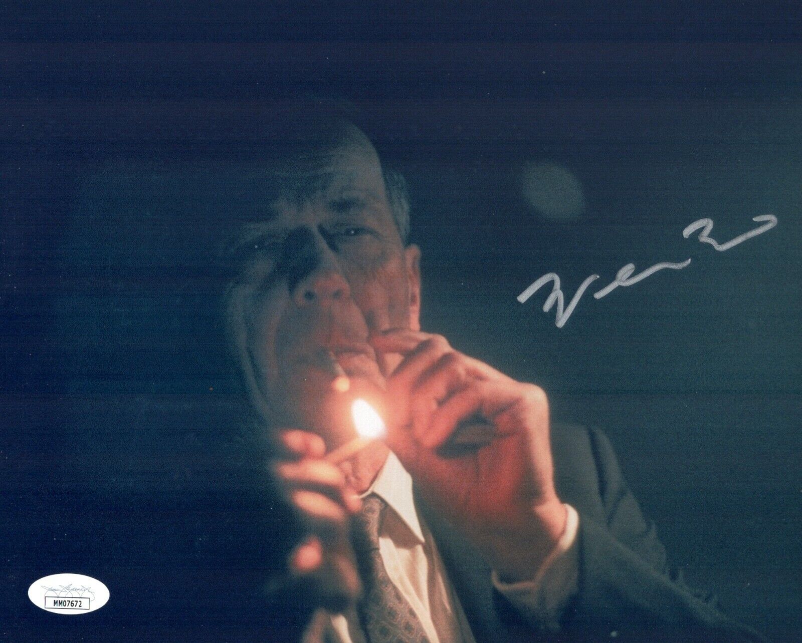 WILLIAM B DAVIS Signed X FILES 8x10 Photo Poster painting IN PERSON Autograph JSA COA Cert