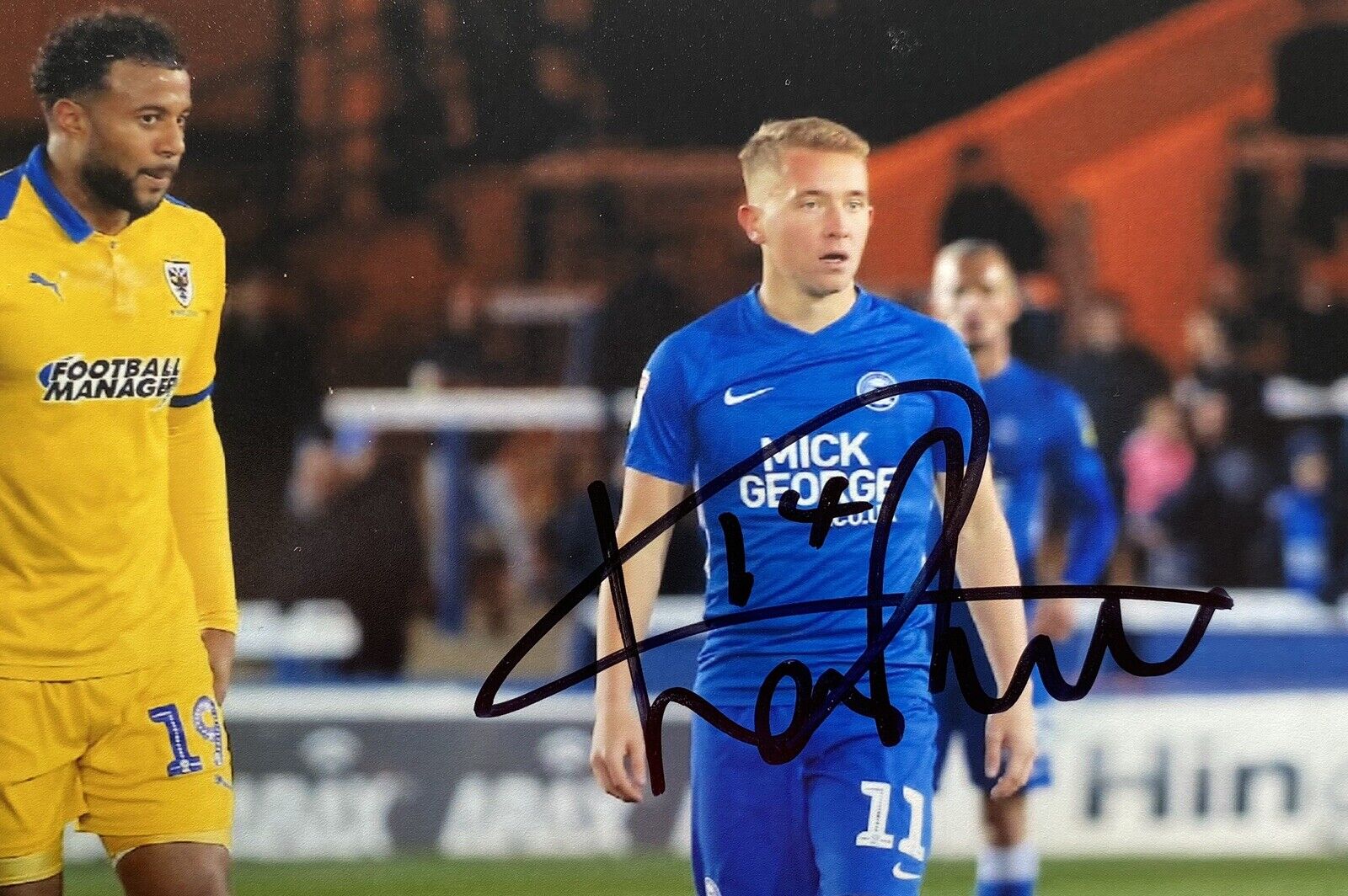 Louis Reed Genuine Hand Signed 6X4 Peterborough United Photo Poster painting