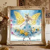 Diamond Painting-DIY Crystal Rhinestone Flower Fairy