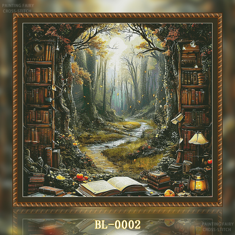 【BL-0002 Lesna】 Painting Fairy Cross Stitch