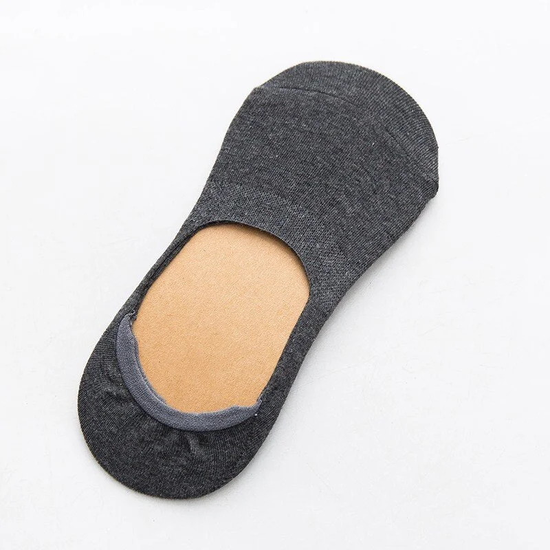 10 pieces = 5 pairs Spring summer women socks Solid color fashion wild shallow mouth invisible boat socks felmen slipper sock