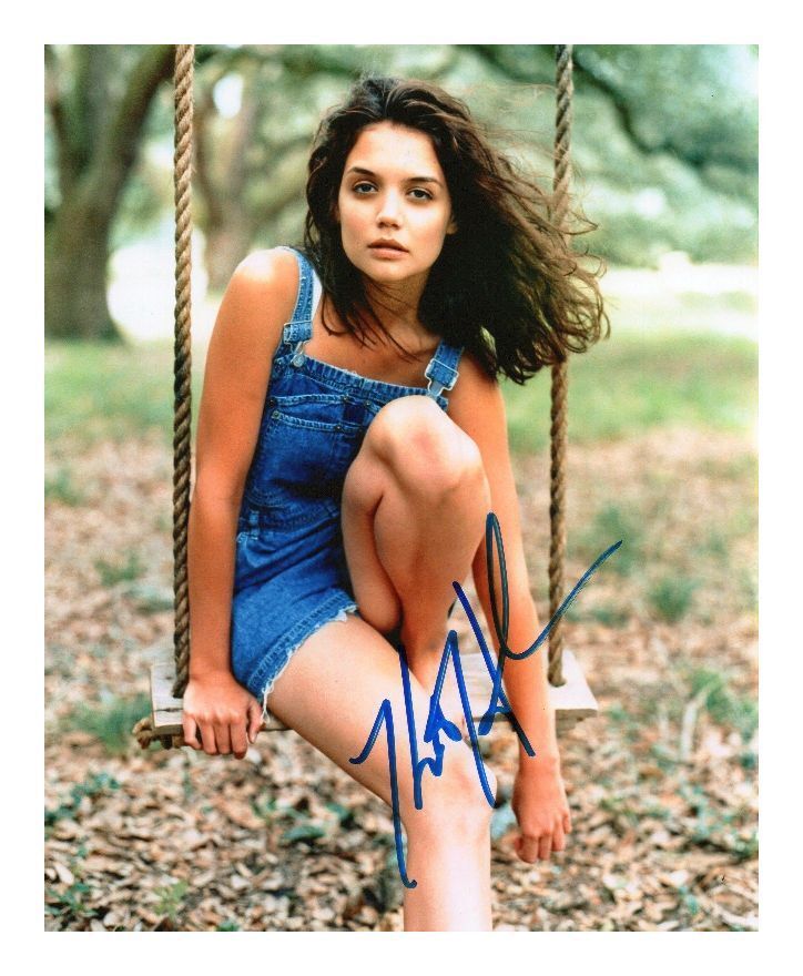 KATIE HOLMES AUTOGRAPHED SIGNED A4 PP POSTER Photo Poster painting PRINT 7