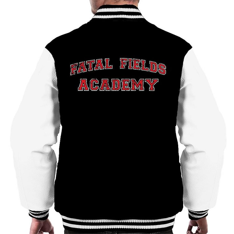 Fortnite Fatal Fields Academy Varsity Text Men's Varsity Jacket