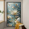 Lotus-11CT Stamped Cross Stitch 40*70cm/15.75*27.56in(Big Size)