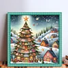 Christmas Tree-11CT Stamped Cross Stitch 50*50cm/19.69*19.69in