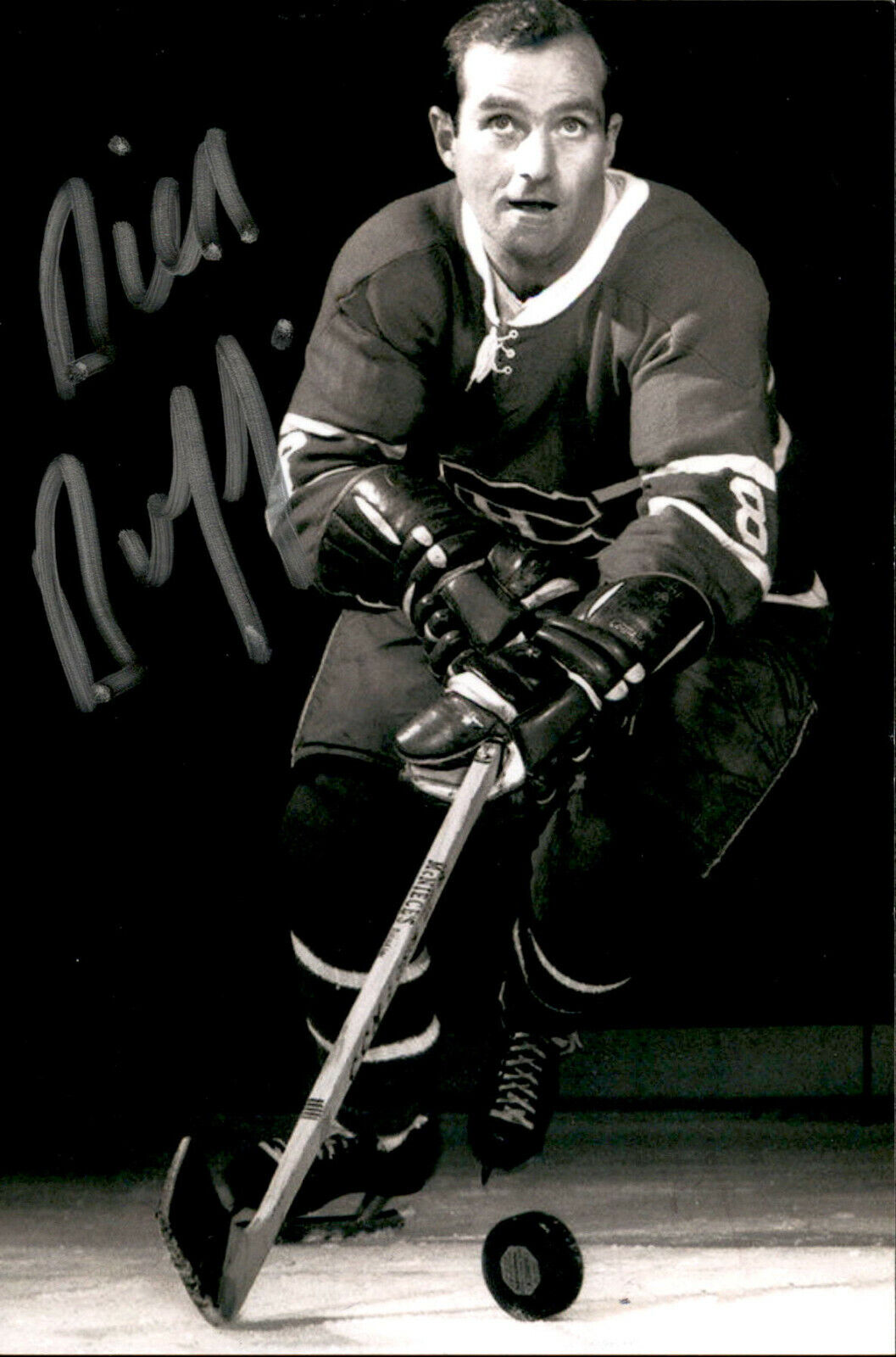 Dick Duff SIGNED autographed 4x6 Photo Poster painting MONTREAL CANADIENS