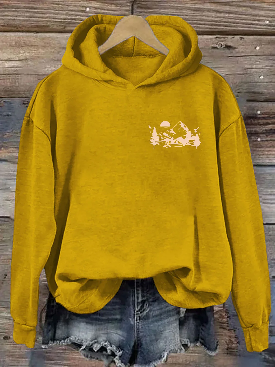 No City Lights Just Camp Fire Nights Hoodie