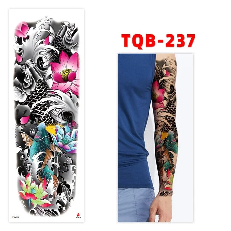 Temporary Tatoo Tattoo for Woman Tattoo Stickers Arm Tattoo Big Sleeve Men and Women Personality Tiger Leopard stickers