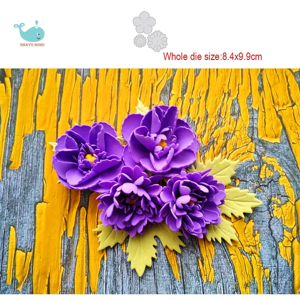 lace flower Metal Cutting Dies Scrapbooking Stencil for Album Paper DIY Gift Card Decoration Embossing Dies New 2022 712-1