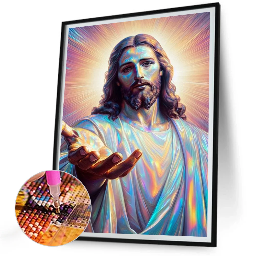Diamond Painting - Full Round Drill - Jesus(Canvas|30*40cm)