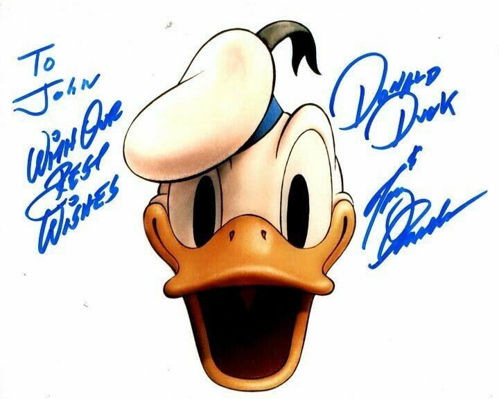 TONY ANSELMO Autographed Signed DONALD DUCK Photo Poster paintinggraph - To John