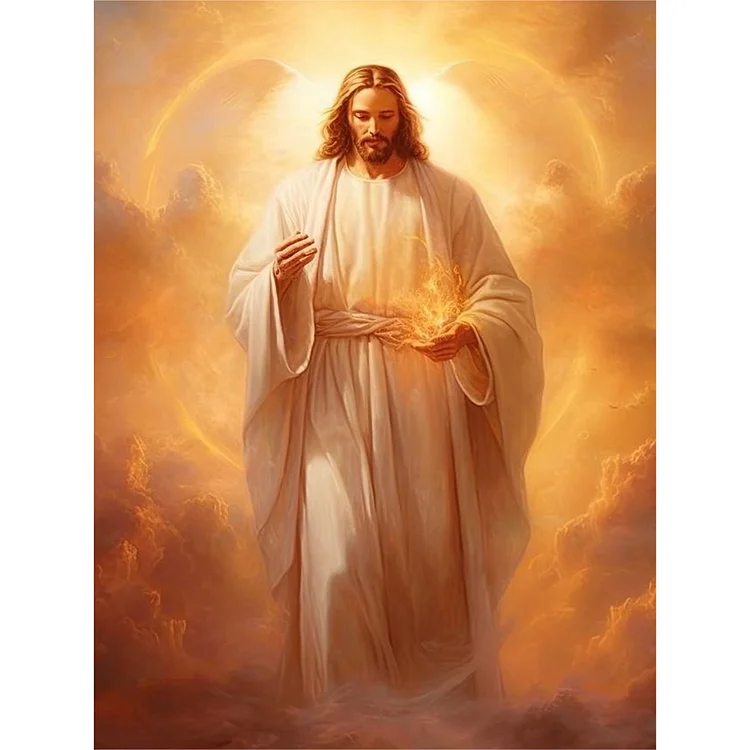 Jesus Diamond Painting by Numbers - 5D Full Round Diamond Painting