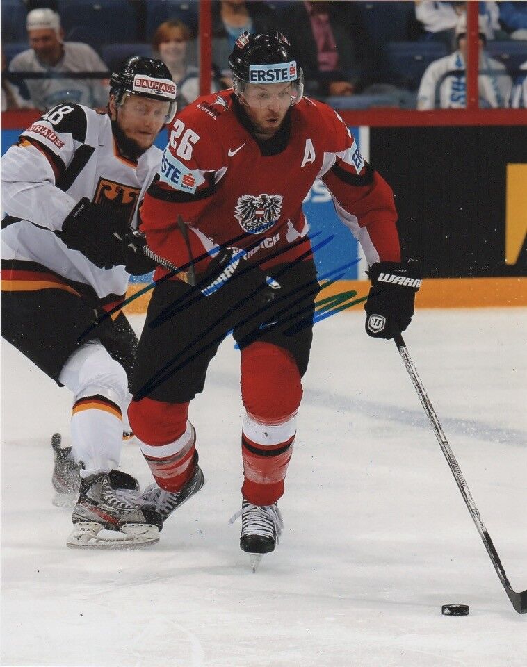 Austria Thomas Vanek Autographed Signed 8x10 NHL Photo Poster painting COA #1