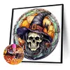 uk.everydayedeals (Limited Stock)Diamond Painting - Full Round - Skull