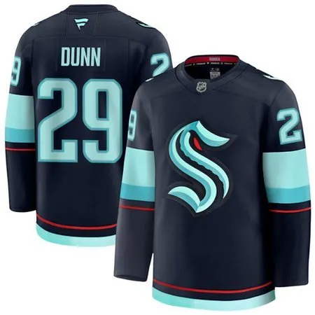 Youth Seattle Kraken #29 Vince Dunn  Blue Away Jersey
