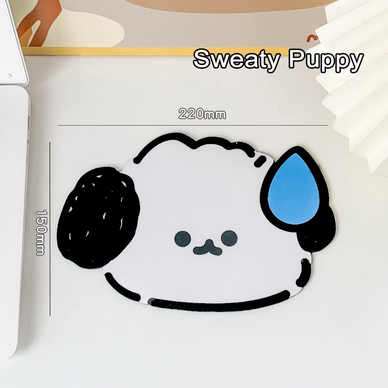Journalsay Cute Cartoon Soft Pad Office Small Shaped Mat Non-slip Wrist Pad Table Mat Desktop Computer Mouse Pad 