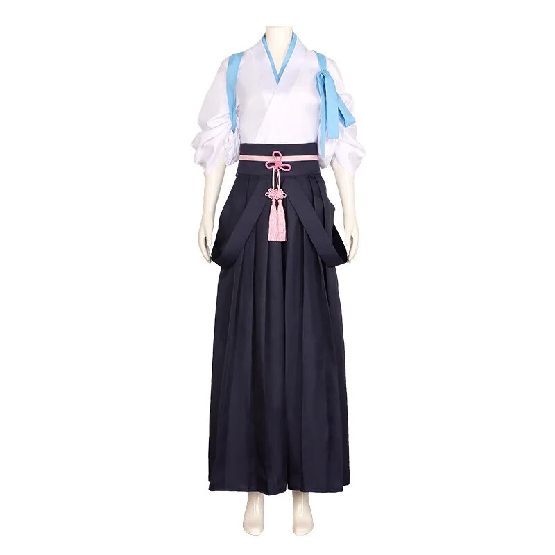 [Wetrose] In Stock Ayaka Kamisato Cosplay Costume Fanart Doujin Training Suit Kimono Genshin Impact Full Set Wig Halloween