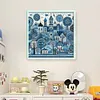 Blue House-11CT Stamped Cross Stitch 50*50cm/19.69*19.69in tapestrymarket