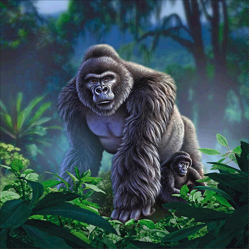 

Orangutan - Round Drill Diamond Painting - 30x30cm, 501 Original