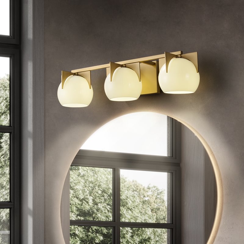 Abbott 24 in. W. furnish Brass Vanity Light 