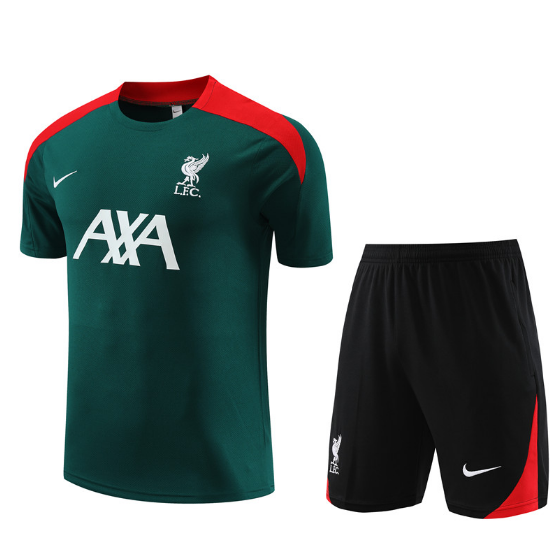 24/25 Liverpool Training Kit Green Football shirt Thai Quality