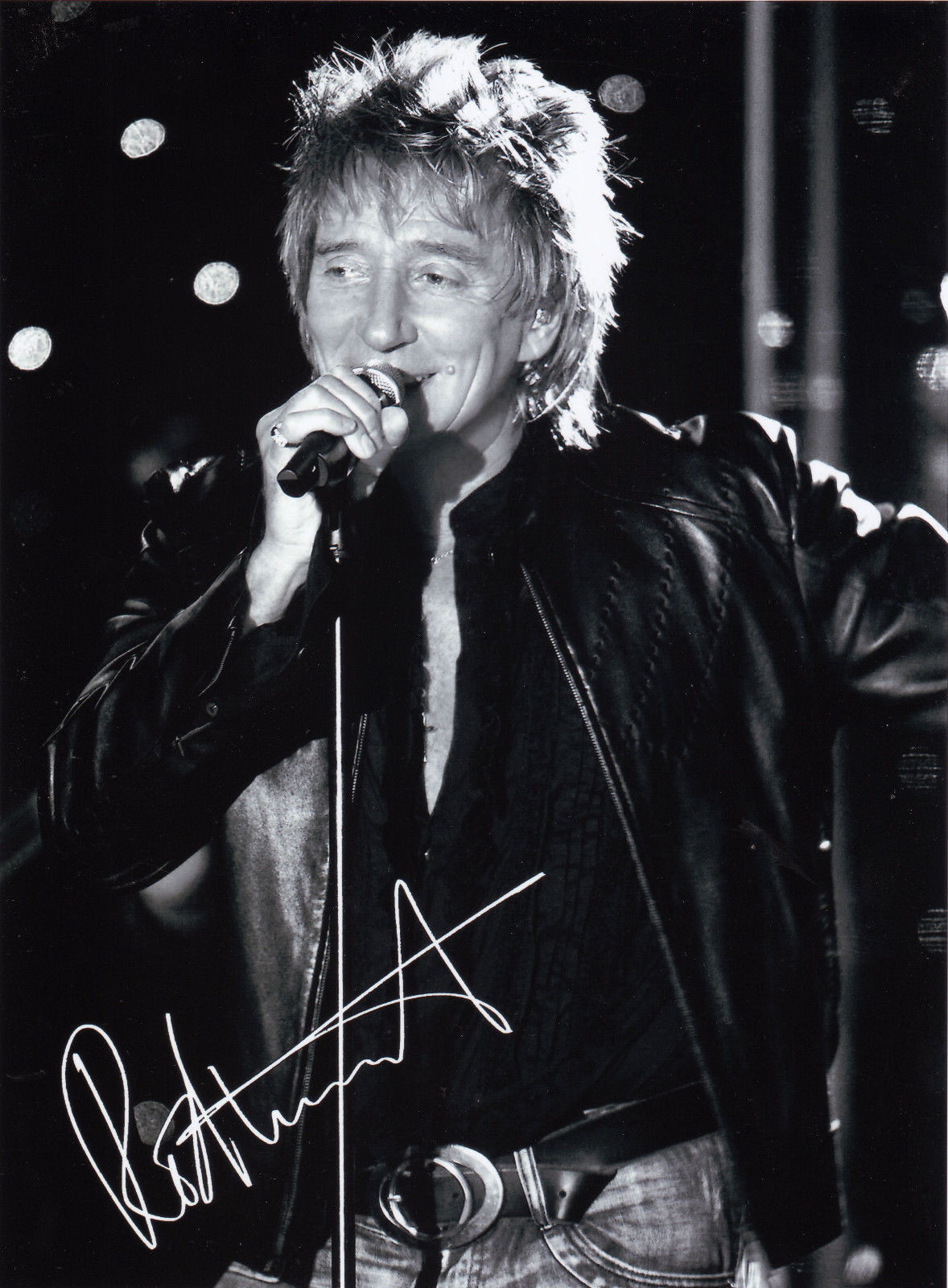 ROD STEWART AUTOGRAPH SIGNED PP Photo Poster painting POSTER