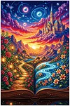 Luxury AB Velvet Diamond Painting Kit - Scenery
