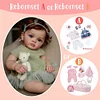 20" Lifelike Baby Girl Dolls Truly Real Lifelike & Realistic Weighted Toddler Handmade Brown Hair Baby Sunnin - RBBI-Myrebornbabydoll® Myrebornbabydoll®