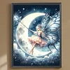 Diamond Painting-DIY Full Round Drill Moon Fairy