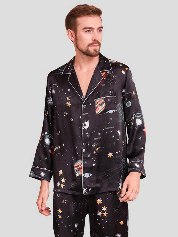 22 Momme Affordable Silk Pajamas For Men