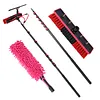 [US Local Warehouse] 11pcs Extended Window Cleaning Kit Easy To Use Telescopic Water Supply Brush Kit