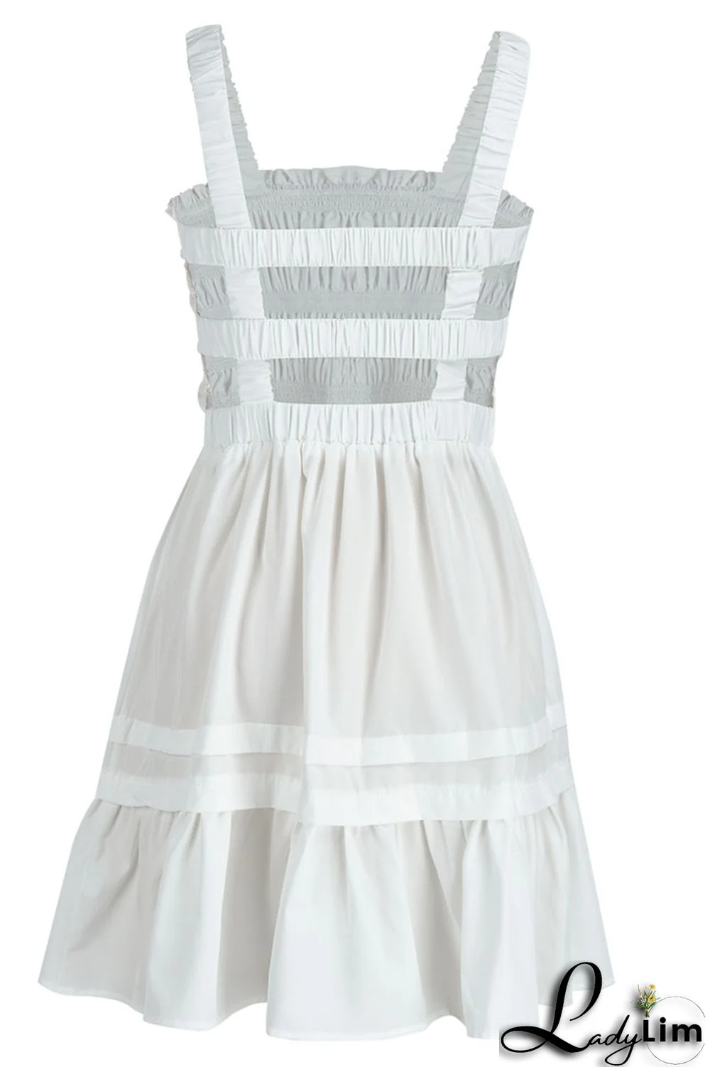 Rose Red Sexy Solid Patchwork Fold Stringy Selvedge Spaghetti Strap A Line Dresses