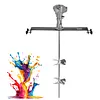 [US Local Warehouse] 50 Gallon Pneumatic Paint Mixer 1/2 HP 200L IBC Air Agitator With Support Hanger Paint Automatic Stirring Machine for Ink Resin Adhesive Che-mical Dissolution
