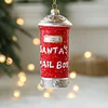 Cute Christmas Tree Red White Hanging Decors