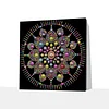 (25x25cm)DIY Mandala Framed Handmade Pearl Painting Art Craft Kit Living Home Decor