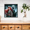 Diamond Painting -5D Full Round Drill Ariel and Voldemort(40x40cm)
