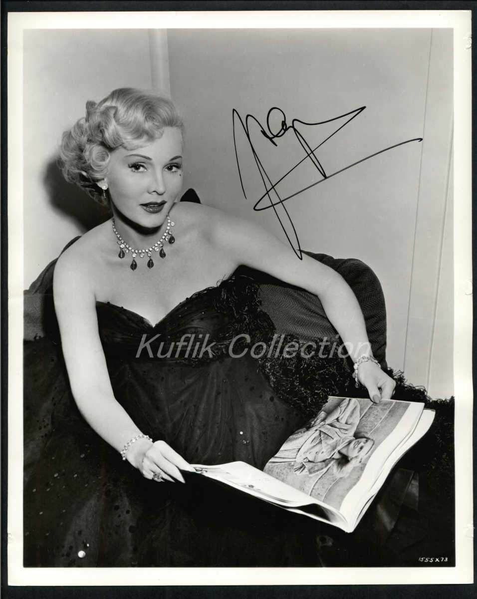 Zsa Zsa Gabor - Signed Vintage Celebrity Autograph Photo Poster painting