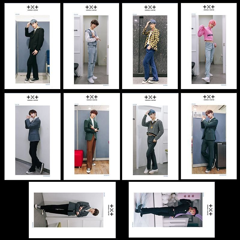 TXT 36 Sheets Card Stickers