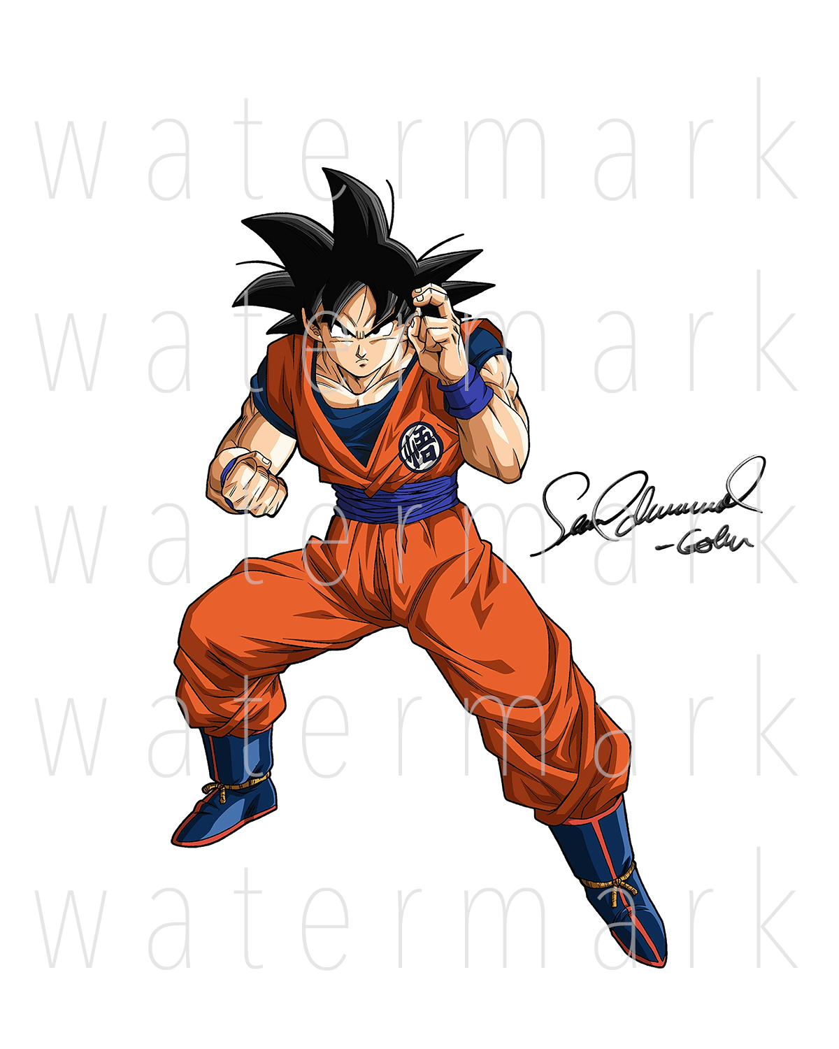 Sean Schemmel Goku Dragon Ball Z signed 8X10 Photo Poster painting picture poster autograph RP