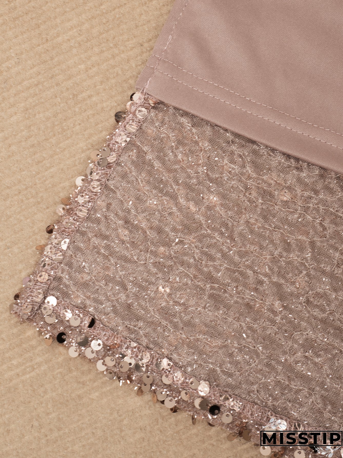 Chic Split Formal Party Long Sequin Evening Dress