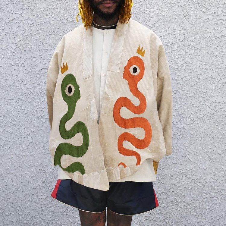 Snake Eyes Casual Kimono Cardigan