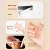 2 in 1 Electric Nail Clipper & Polisher Rechargeable Automatic Nail Trimmer with LED Light & Clip Storage Suitable for Adults and Elderly