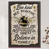 Bee Kind-11CT Stamped Cross Stitch 40*60cm (Big Size)