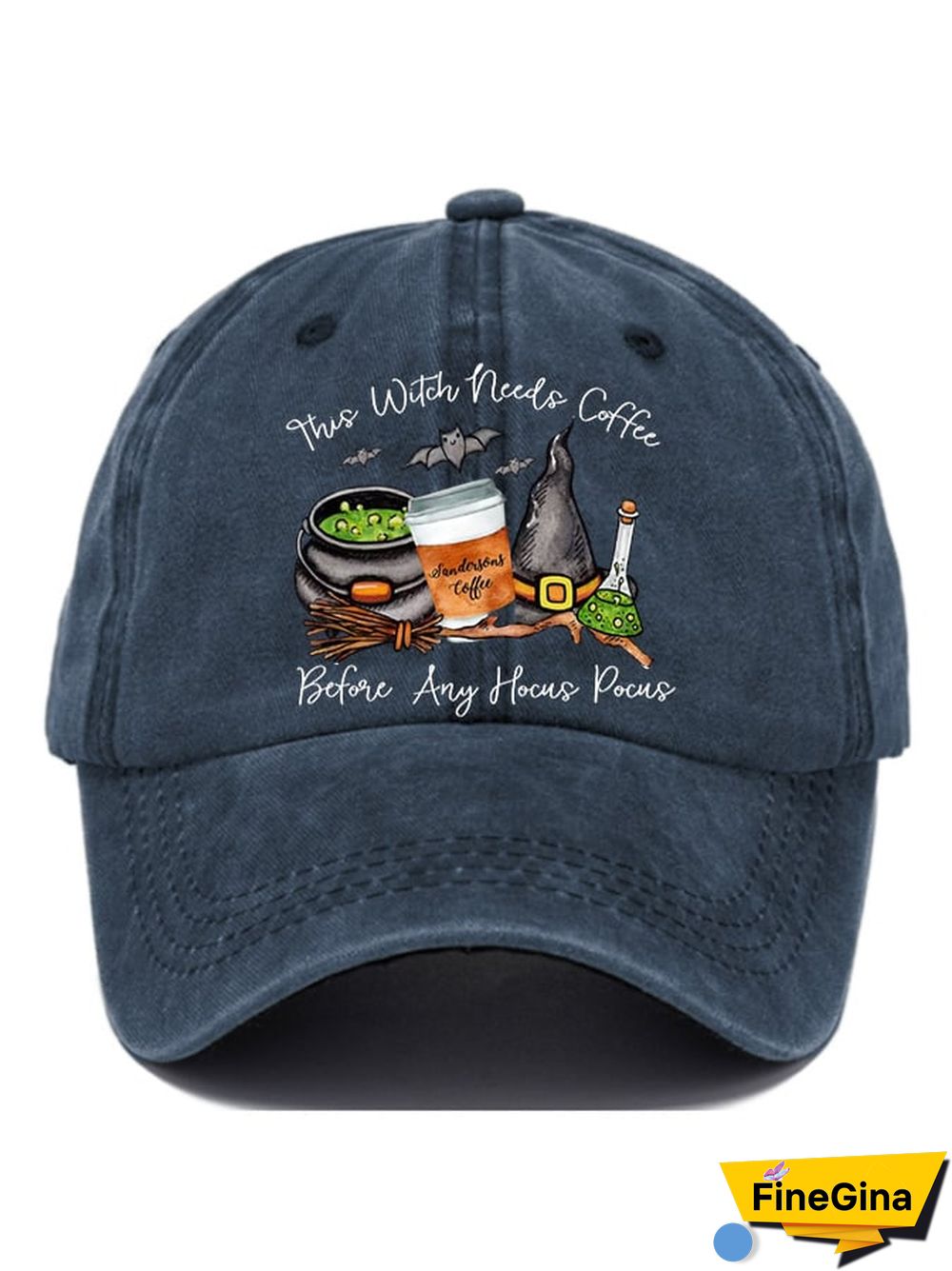 Halloween Print Baseball Cap