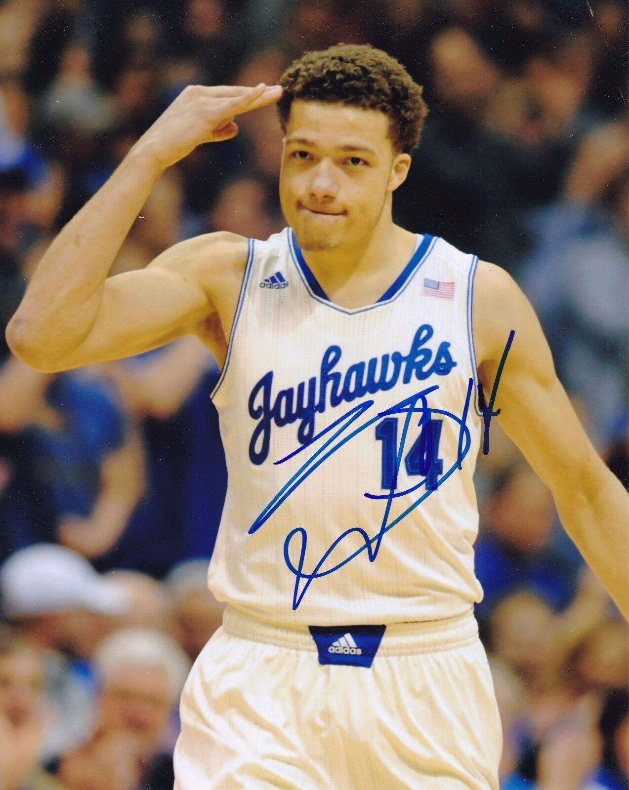 Brannen Greene autographed 8x10 Kansas Jayhawks #4  Shipping