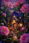 Luxury AB Velvet Diamond Painting Kit - Scenery