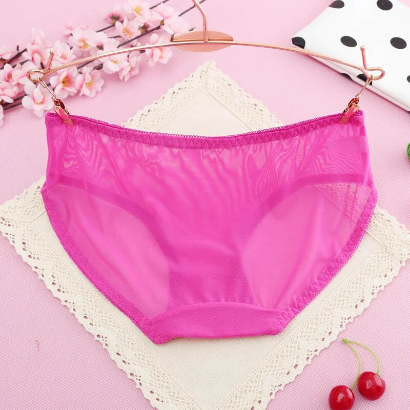 Billionm quality Sexy Women Underwear lady Transparent Briefs Sexy Ultra-thin Panties Low Waist Thong g String Female Briefs Panties