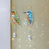 2pcs Crystal Light Catcher Diamond Painting Hummingbird Suncatcher Hanging Kits