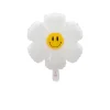 6 Petals Smile Daisy Flower Large Aluminum Film Balloons Party Birthday Festive Decors