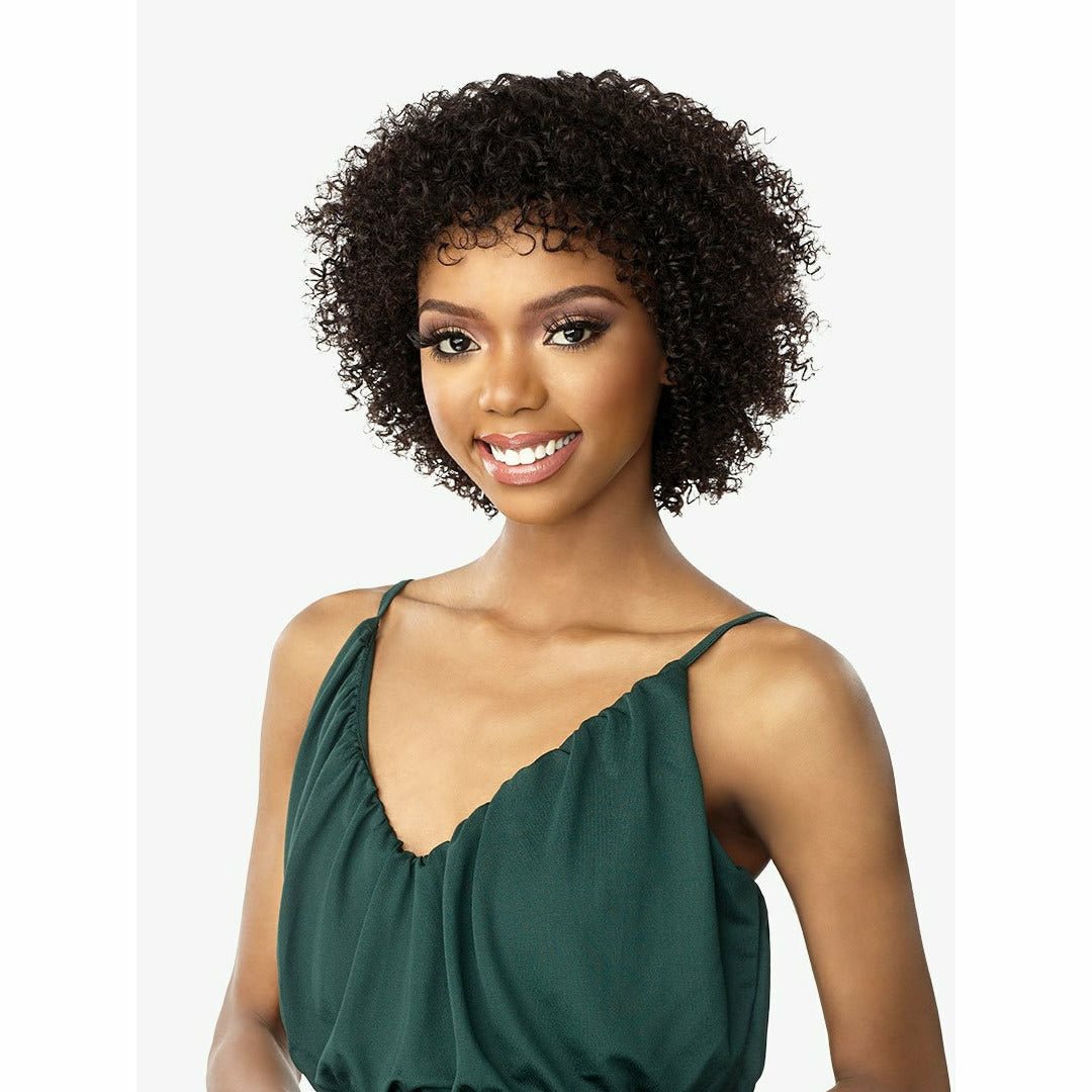 Sensationnel 100% Human Hair 10A Unprocessed Full Wig - Jerry Curl 11"